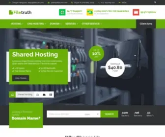 Filetruth.com(Shared and Reseller Hosting) Screenshot
