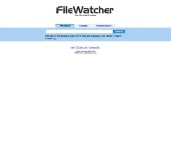 Filewatcher.org(FileWatcher File Search) Screenshot