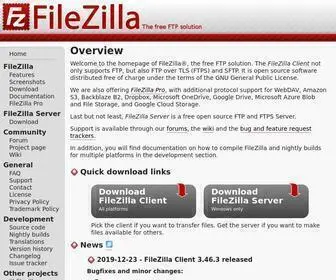 Filezilla-Project.org(FileZilla) Screenshot