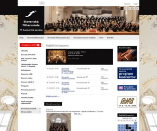 Filharm.sk(Slovenská filharmónia) Screenshot
