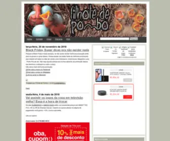 Filhotedepombo.com(Filhote de Pombo) Screenshot