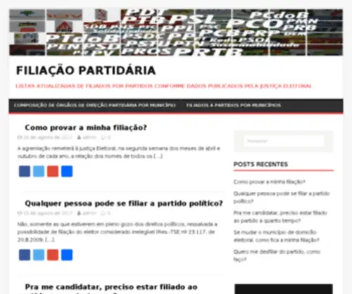 Filiacao.com(Filiacao) Screenshot