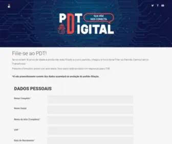 Filiapdt.org.br(PDT) Screenshot