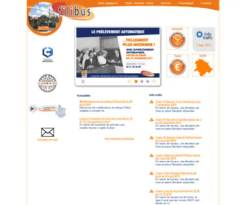 Filibus.fr(Page d'accueil) Screenshot
