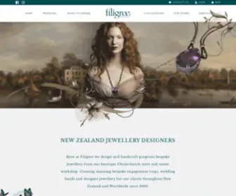 Filigree.co.nz(NZ Jewellery Designers) Screenshot