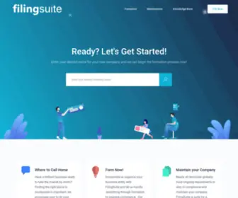 Filingsuite.com(Affordable Professional Incorporation & Company Formation) Screenshot