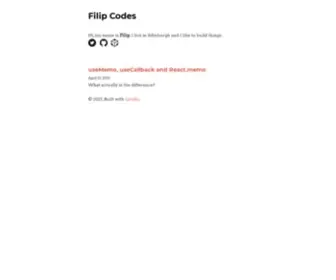 Filip.codes(All posts) Screenshot
