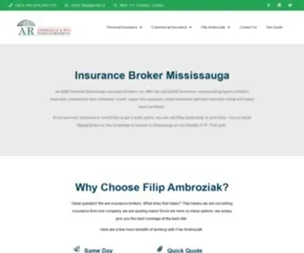 Filipambroziakinsurance.com(Insurance Broker Mississauga) Screenshot