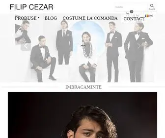 Filipcezar.com(Costume la comanda pentru barbati) Screenshot