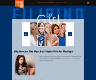 Filipino-Girl.com(Filipino marriage agency) Screenshot