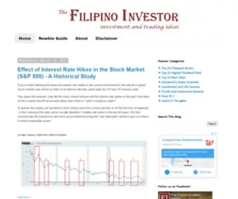 Filipinoinvestor.com(The Filipino Investor) Screenshot