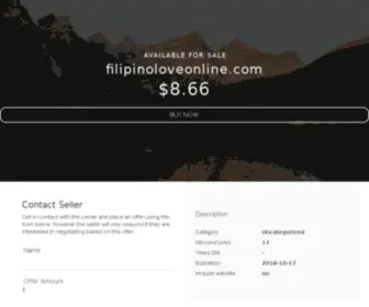 Filipinoloveonline.com(Filipino Love Online) Screenshot