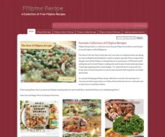Filipinorecipesite.com(Filipino Recipe) Screenshot