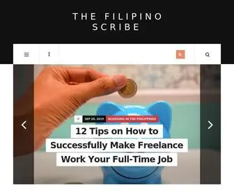 Filipinoscribe.com("Asking about anything) Screenshot