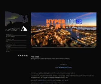 Filipporivetti.com(Timelapse and Hyperlapse Photography) Screenshot