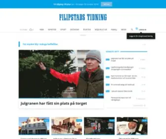 Filipstadstidning.se(Filipstads Tidning: De senaste lokala nyheterna från Filipstad) Screenshot