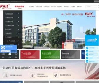 Filit.com(安徽菲利特过滤系统股份有限公司) Screenshot