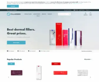 Filladerm.com(Buy the Best Authentic Dermal Filler Products Online) Screenshot