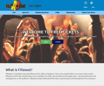 Fillaseatlasvegas.com(Fillaseat Las Vegas) Screenshot