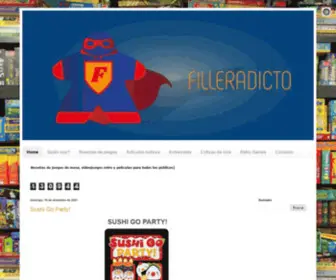 Filleradicto.com(Juegos de mesa) Screenshot