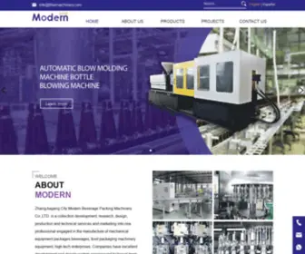 Fillermachinery.com(ZhangJiagang City Modern Beverage Packing Machinery Co) Screenshot