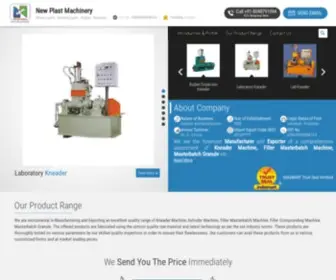 Fillermasterbatchmachine.in(New Plast Machinery) Screenshot