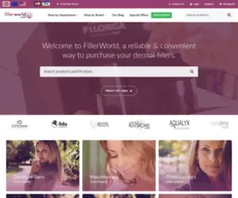 Fillerworld.com(Filler World (UK)) Screenshot