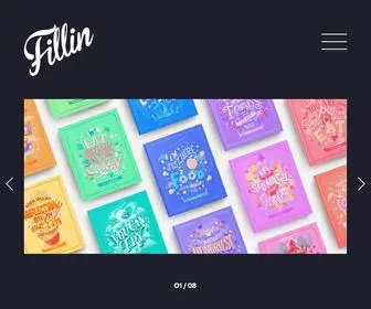 Fillinglobal.com(Fillin Global is a contemporary artist agency) Screenshot