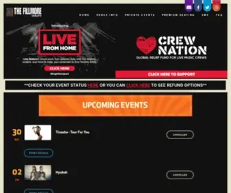 Fillmorecharlottenc.com(Fillmore Charlotte Fillmore Charlotte) Screenshot