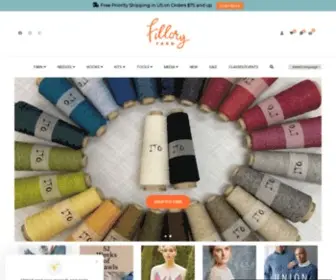 Filloryyarn.com(Fillory Yarn) Screenshot