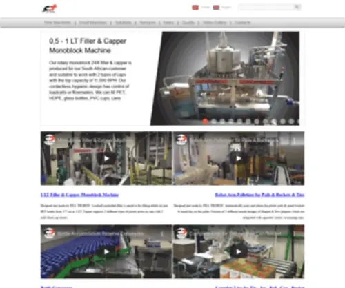 Filltechnic.com(Fill Technic Makine) Screenshot