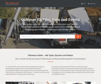 Film-Autos.com(Oldtimer als Filmautos mieten und vermieten) Screenshot