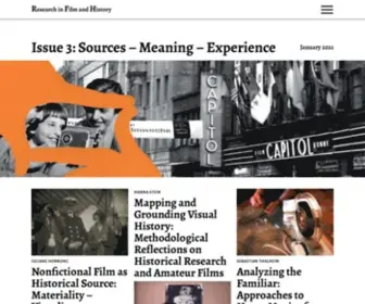 Film-History.org(Research in Film and History) Screenshot