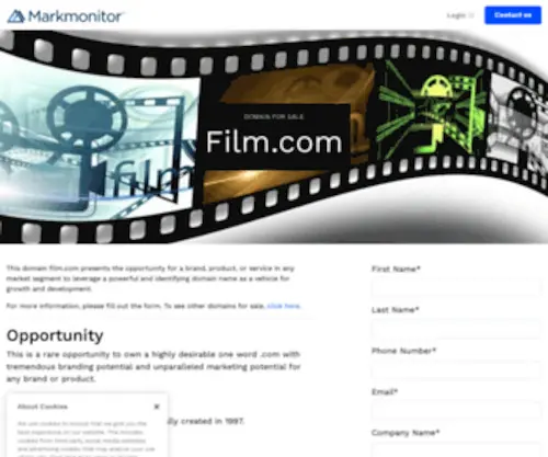 Film.com(Markmonitor) Screenshot