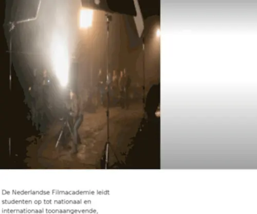Filmacademie.nl(Nederlandse Filmacademie) Screenshot