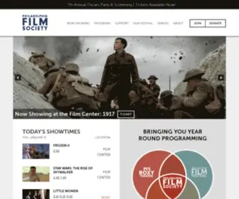 Filmadelphia.org(Philadelphia Film Society) Screenshot