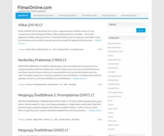 Filmaionline.com(Nemokami Filmai Online Be Registracijos) Screenshot