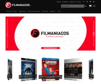 Filmaniacos.pe(Tienda virtual de películas y series originales en sus distintos formatos) Screenshot