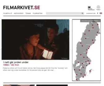 Filmarkivet.se(Startsida) Screenshot