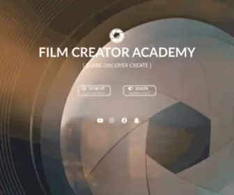 Filmcreatoracademy.com(Film Creator Academy) Screenshot