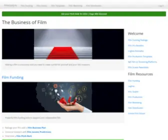 Filmdaily.tv(Film funding) Screenshot