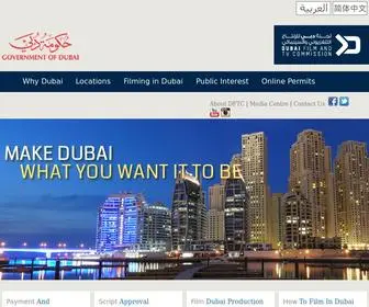 Filmdubai.gov.ae(The Dubai Film and TV Commission (DFTC)) Screenshot