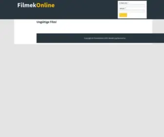 Filmek-Online.com(Ungültige Film) Screenshot