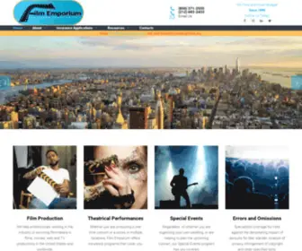 Filmemporium.com(Independent Film Insurance for Movie) Screenshot