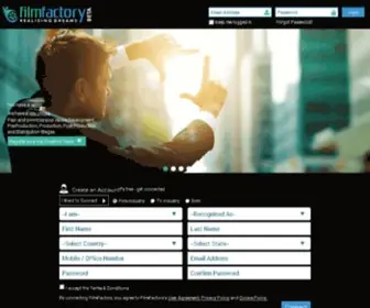 Filmfactory.in(The World's Media & Entertainment Professional Network) Screenshot