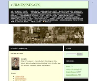 Filmfanatic.org(Movie discussions for the true film fanatic) Screenshot