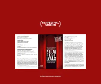 Filmfestival-Studien.de(Film festival research studies) Screenshot