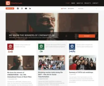 Filmforum.pl(Stowarzyszenie FILMFORUM działa na rzecz twórców i odbiorców sztuki filmowej) Screenshot