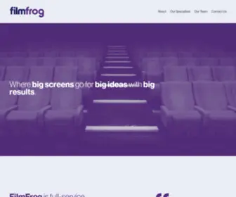 Filmfrogmarketing.com(FilmFrog) Screenshot