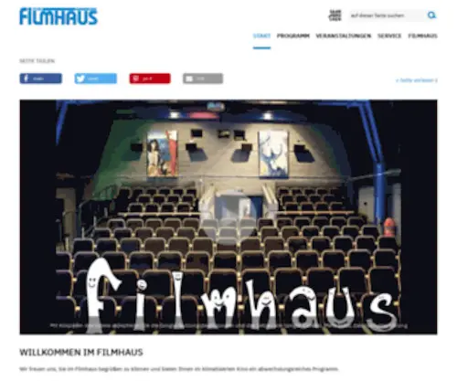 Filmhaus-Saarbruecken.de(Start) Screenshot